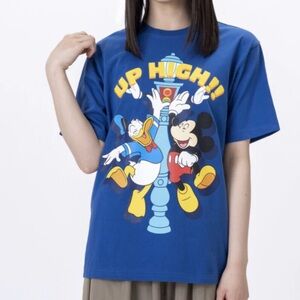 Disney Japan T-shirt - Up High Mickey Mouse - Oversized - L